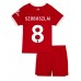 Tanie Strój piłkarski Liverpool Szoboszlai Dominik #8 Koszulka Podstawowej dla dziecięce 2023-24 Krótkie Rękawy (+ szorty)